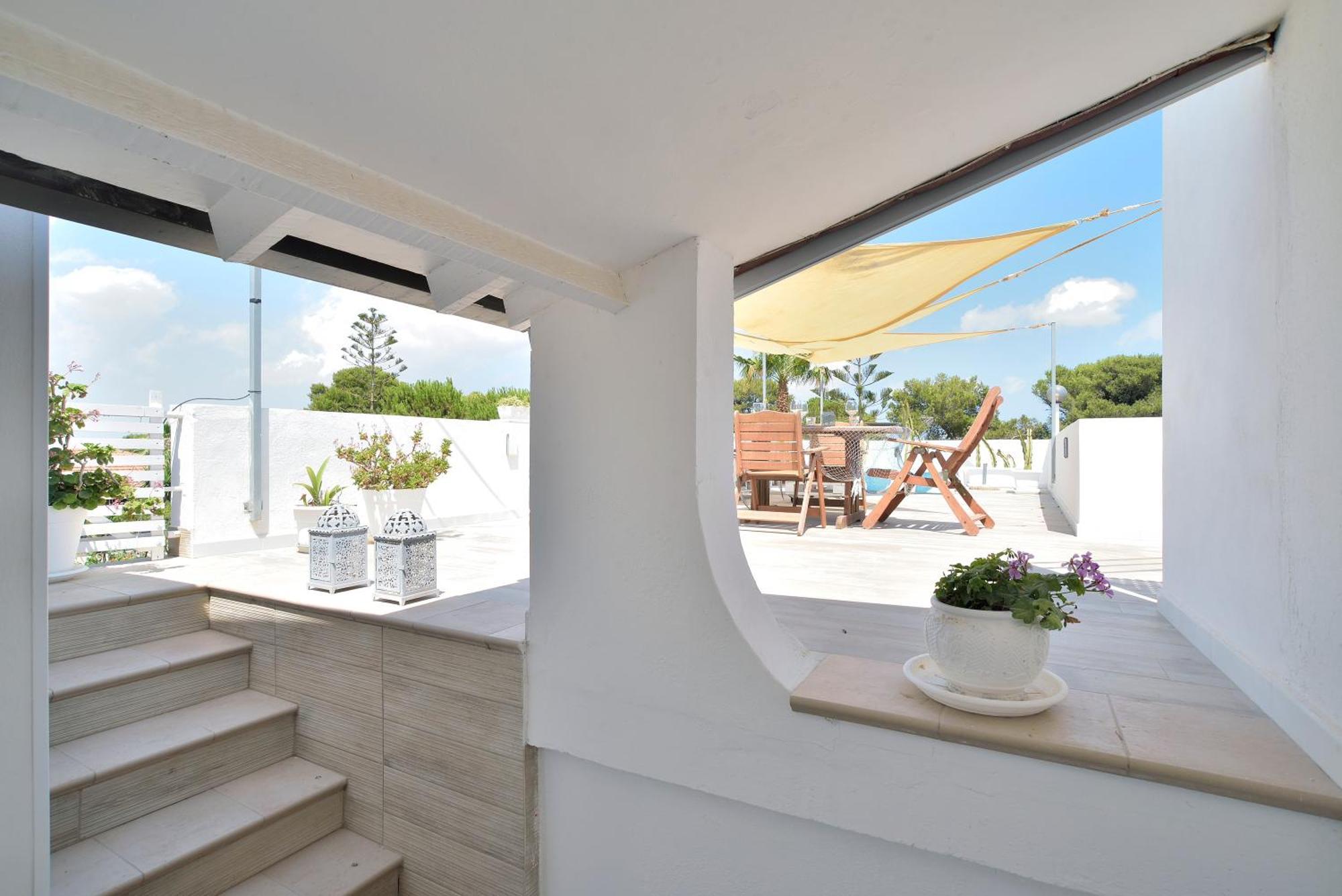 Romantic House Terrazza Vista Mare 산타 마리아 델 포칼로 객실 사진